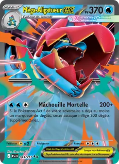 Méga-Aligatueur-ex, Héros Transcendants, n° 043
