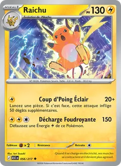 Raichu, Héros Transcendants, n° 056
