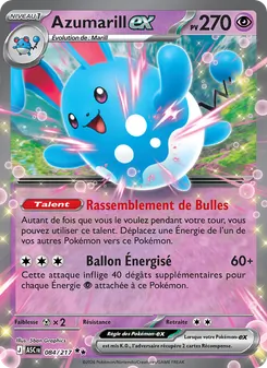 Azumarill-ex, Héros Transcendants, n° 084