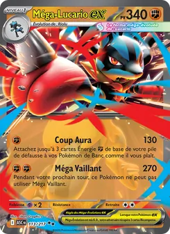 Méga-Lucario-ex, Héros Transcendants, n° 113