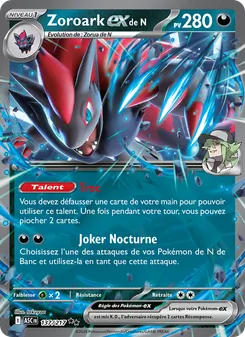 Zoroark-ex de N, Héros Transcendants, n° 137