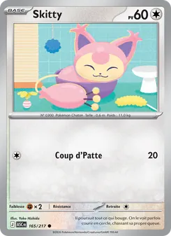 Skitty, Héros Transcendants, n° 165