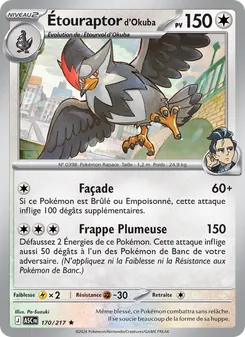 Étouraptor d'Okuba, Héros Transcendants, n° 170