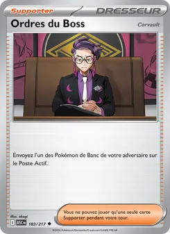 Ordres du Boss, Héros Transcendants, n° 183