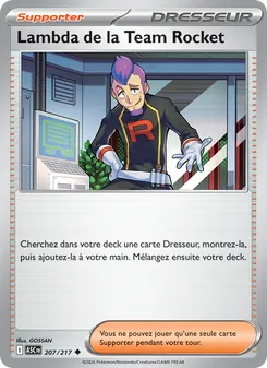 Lambda de la Team Rocket, Héros Transcendants, n° 207