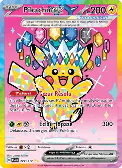 Pikachu-ex, Héros Transcendants, n° 277
