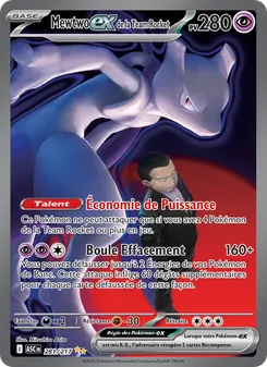 Mewtwo-ex de la Team Rocket, Héros Transcendants, n° 281