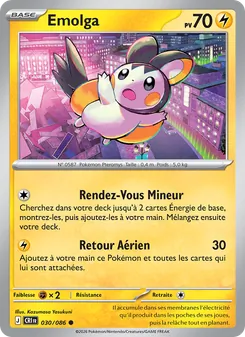 Emolga, Chaos Ascendant, n° 030