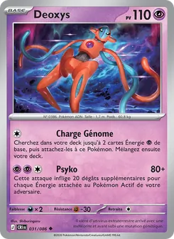 Deoxys, Chaos Ascendant, n° 031