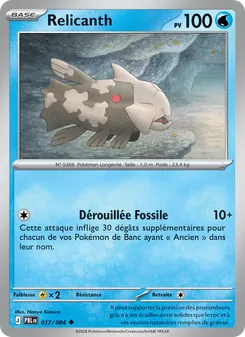 Relicanth, Nuit Noire, n° 017