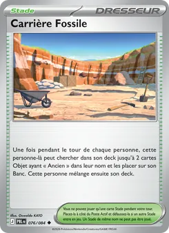 Carrière Fossile, Nuit Noire, n° 076