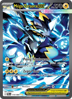 Méga-Zeraora-ex, Nuit Noire, n° 114