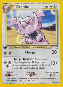 Granbull, Neo Genesis, n° 37