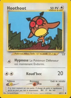 Hoothoot, Neo Genesis, n° 60