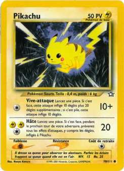 Pikachu, Neo Genesis, n° 70