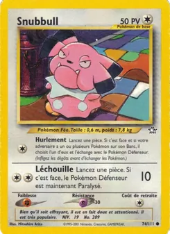 Snubbull, Neo Genesis, n° 74