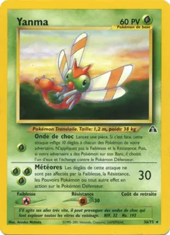Yanma, Neo Discovery, n° 36