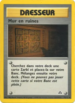 Mur en ruines, Neo Discovery, n° 74