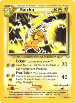 Raichu, Neo Revelation, n° 21