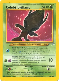 Celebi brillant, Neo Destiny, n° 106