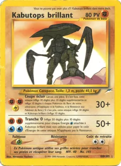 Kabutops brillant, Neo Destiny, n° 108