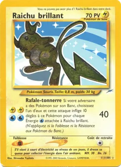 Raichu brillant, Neo Destiny, n° 111