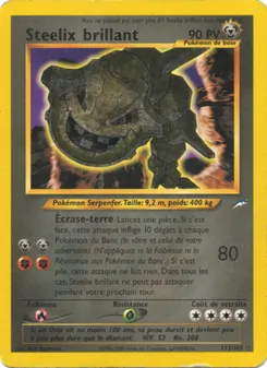 Steelix brillant, Neo Destiny, n° 112