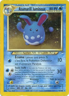 Azumarill lumineux, Neo Destiny, n° 13