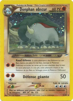 Donphan obscur, Neo Destiny, n° 3