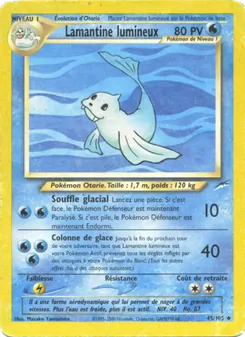 Lamantine lumineux, Neo Destiny, n° 45