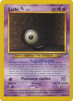 Zarbi Q, Neo Destiny, n° 59