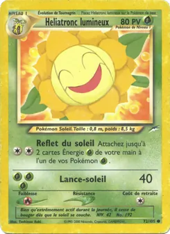 Heliatronc lumineux, Neo Destiny, n° 72
