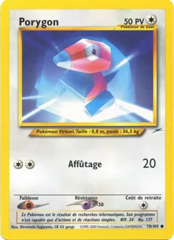Porygon, Neo Destiny, n° 78