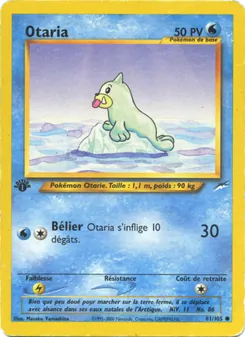Otaria, Neo Destiny, n° 81