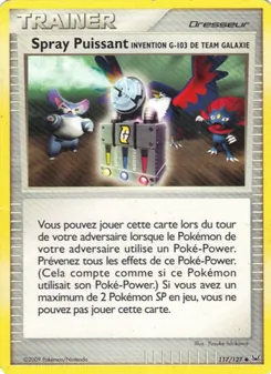 Spray Puissant Invention G-103 de Team Galaxie, Platine, n° 117