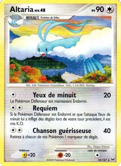 Altaria, Platine, n° 18