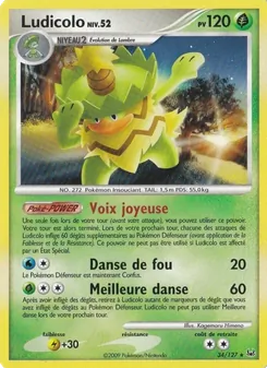 Ludicolo, Platine, n° 34