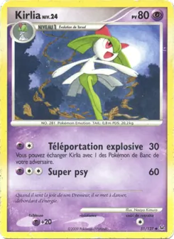 Kirlia, Platine, n° 51