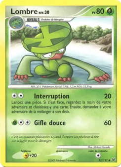 Lombre, Platine, n° 52