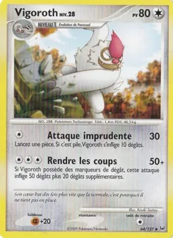 Vigoroth, Platine, n° 64