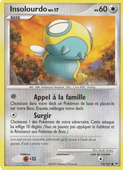 Insolourdo, Platine, n° 73