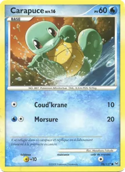 Carapuce, Platine, n° 96