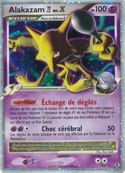 Alakazam 4 Niv. X, Rivaux Émergeants, n° 103