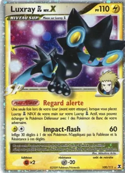 Luxray GL Niv. X, Rivaux Émergeants, n° 109