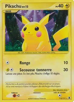 Pikachu Niv. 12, Rivaux Émergeants, n° 112