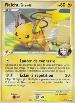 Raichu GL Niv. 46, Rivaux Émergeants, n° 31