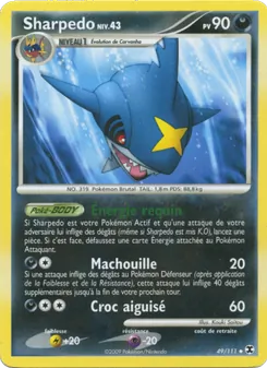 Sharpedo Niv. 43, Rivaux Émergeants, n° 49
