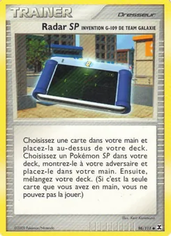 Radar SP Invention G-109 de Team Galaxie, Rivaux Émergeants, n° 96
