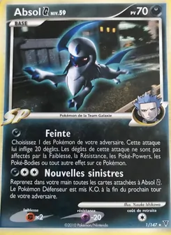 Absol G, Vainqueurs Suprêmes, n° 1