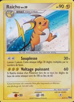 Raichu, POP Série 9, n° 3